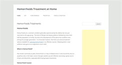 Desktop Screenshot of hemorrhoids-cured.com