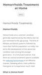 Mobile Screenshot of hemorrhoids-cured.com